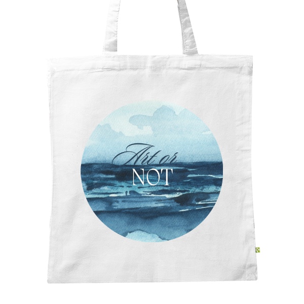 BIO plátěná taška s potiskem Art or Not 