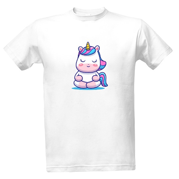 Tričko s potiskem Jednorožec Buddha