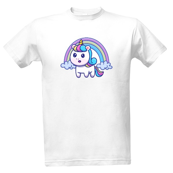 Tričko s potiskem Jednorožec duha 3